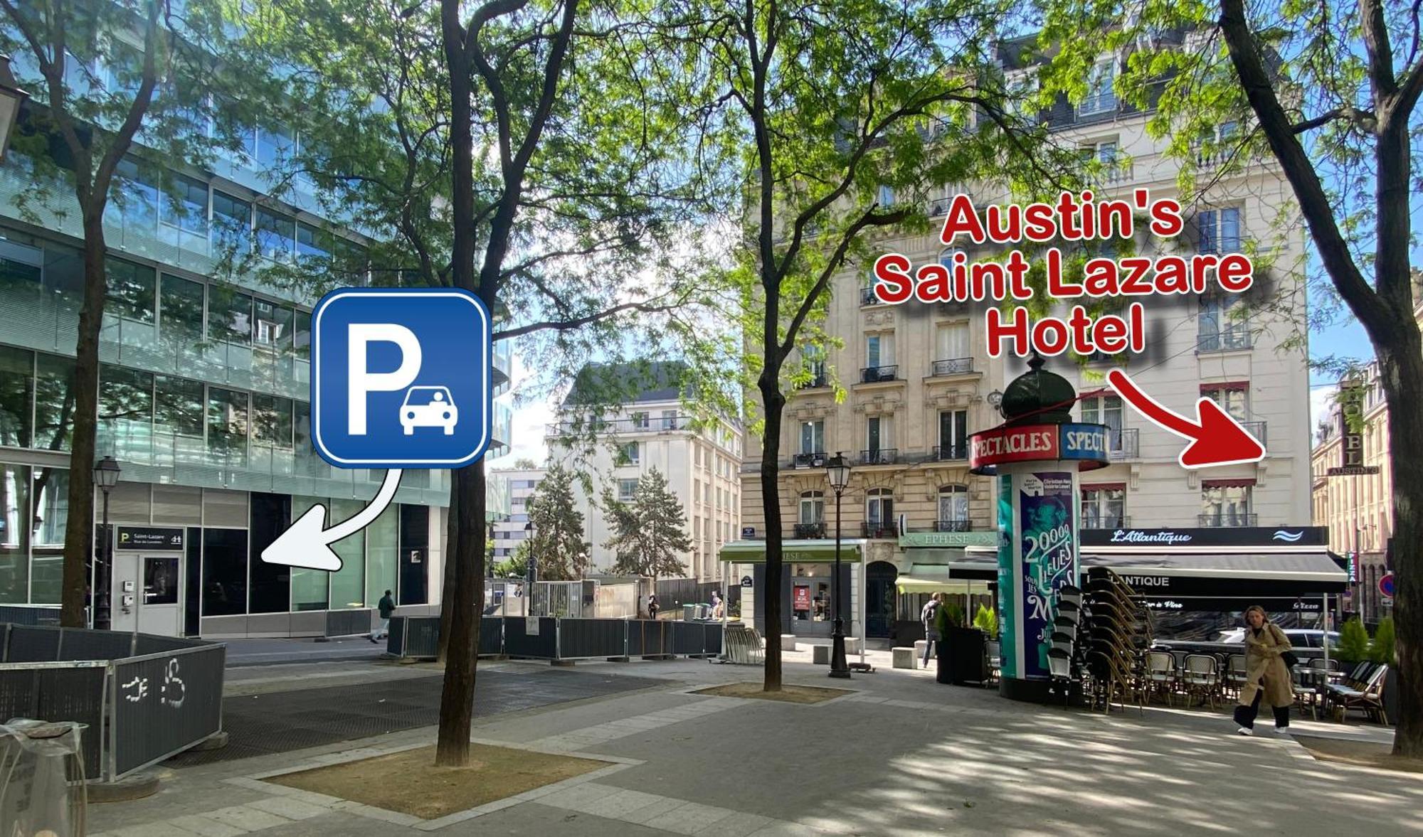 Austin'S Saint Lazare Hotel Paris Ngoại thất bức ảnh